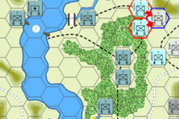 Screenshot of a game of Chattanooga in progress.